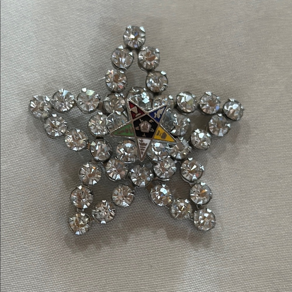 Vintage Eastern Star Masonic Pendant.